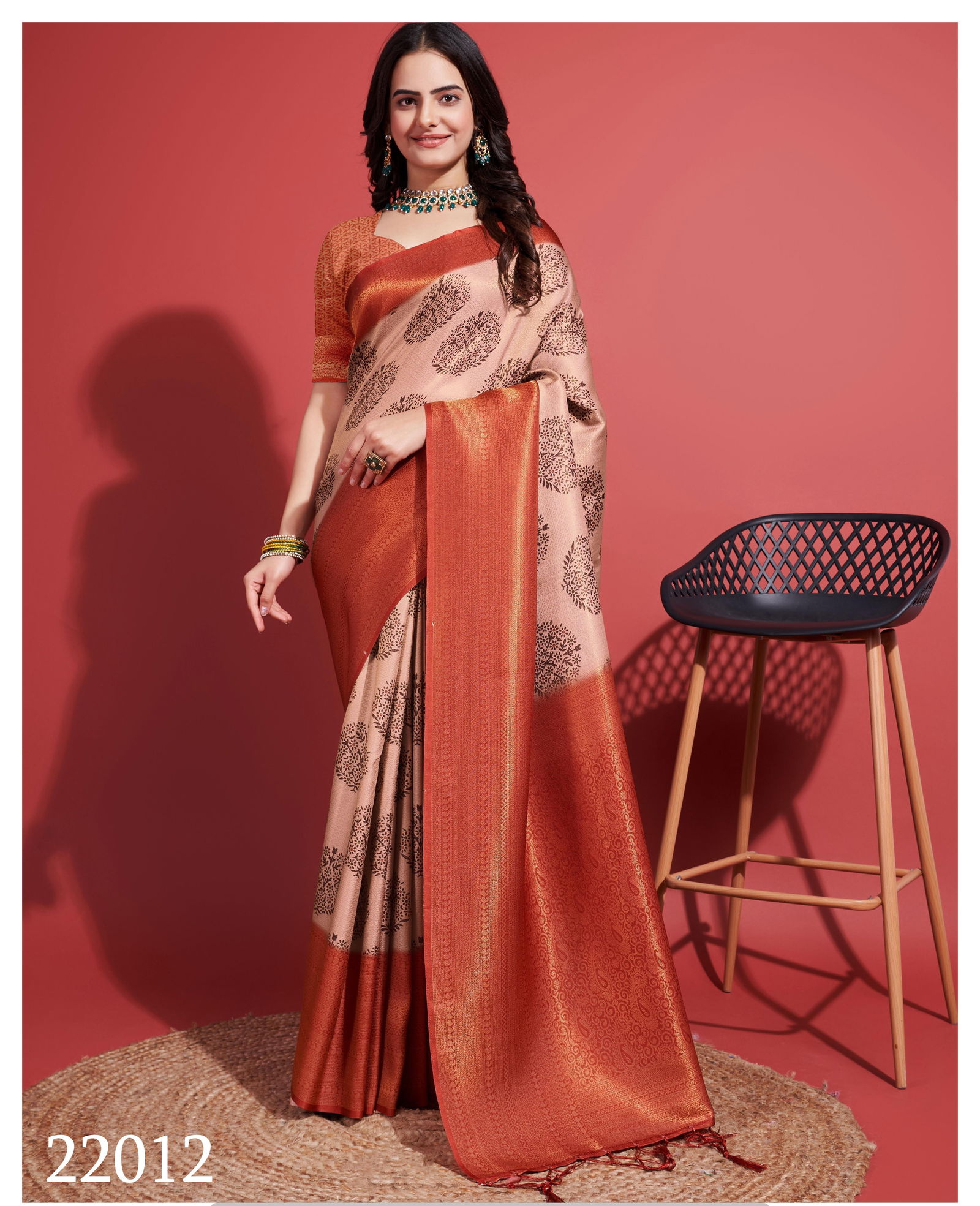 BK 8796 Dionne Vol 2 Pure Kuberapattu Digital Printed Sarees Wholesale Online